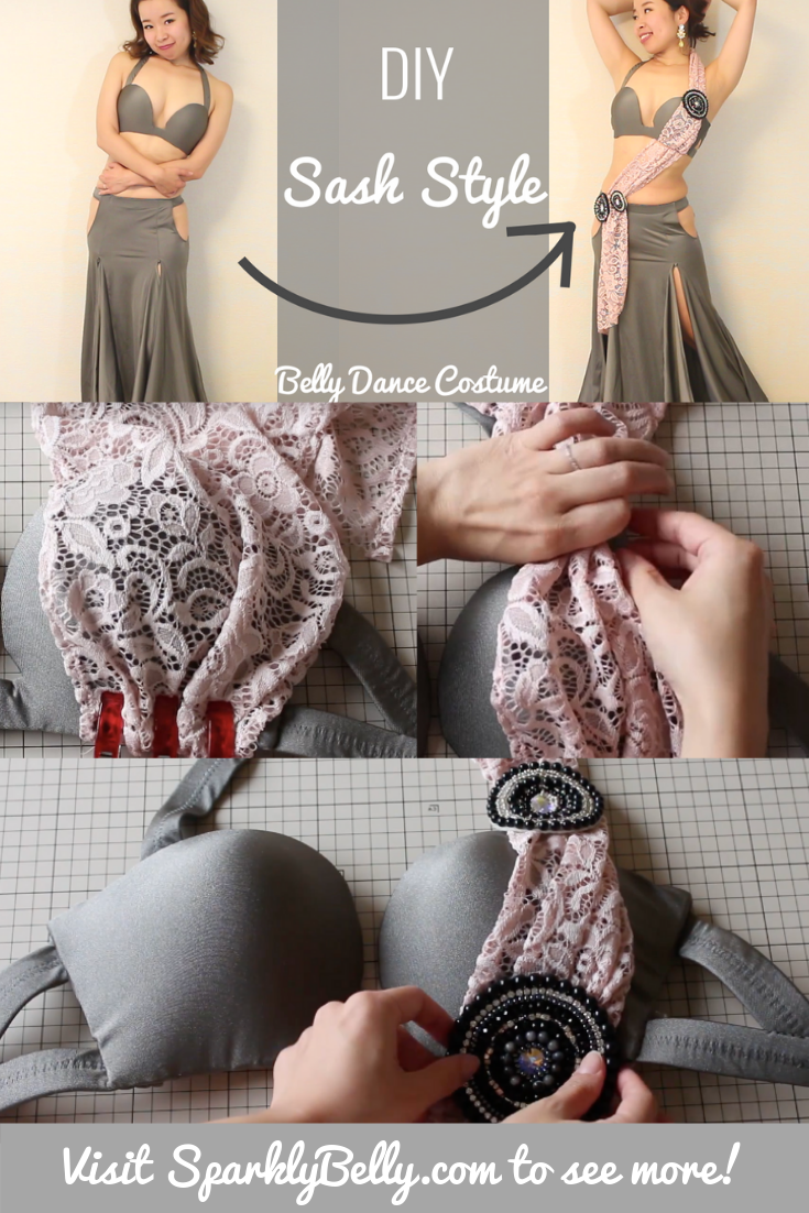 DIY Sash Style Pinterest Sparkly Belly - SPARKLY BELLY